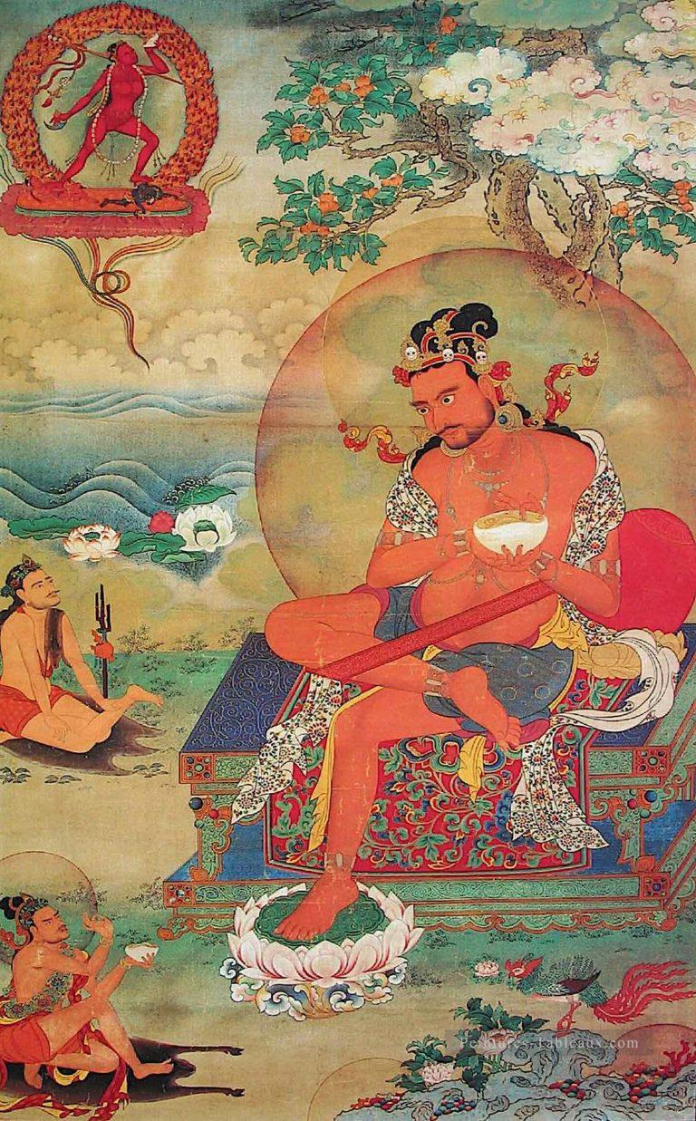 Bouddha hebdomadaire le grand Naropa six yogas bouddhisme Peintures à l'huile